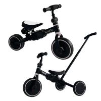 Беговел-велосипед 4в1 BubaGo Flint с родительской рукоятью фото