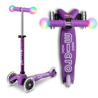 Самокат детский Mini Micro Deluxe Magic LED Purple