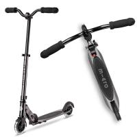 Двухколесный самокат Micro Scooter Sprite LED черный неохром
