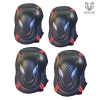 Комплект защиты Jet Cat Sport 4 предмета черно-красный