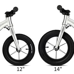 Беговел JETCAT 14" RACE PRO Серебро - подходит для установки колес 12" и 14"