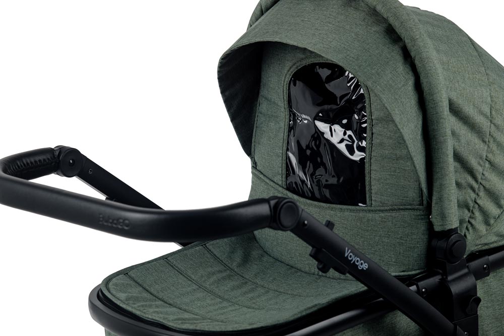 Коляска детская BubaGo Voyage 2 в 1 зеленая Коляска детская BubaGo Voyage 2 в 1 зеленая