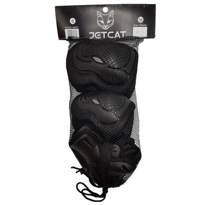 Комплект защиты Jet Cat Sport 6 предметов черный