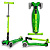 Самокат Maxi Micro Deluxe LED Складной Зеленый попугай