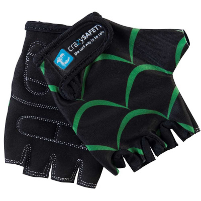 Детские вело-перчатки Crazy Safety Black Dragon