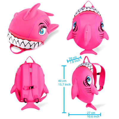 Рюкзак Crazy Safety Pink Shark