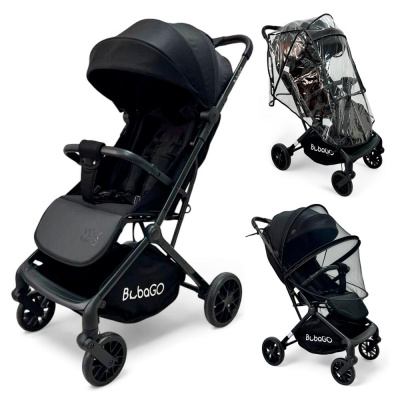 Коляска прогулочная BubaGo Vox черная